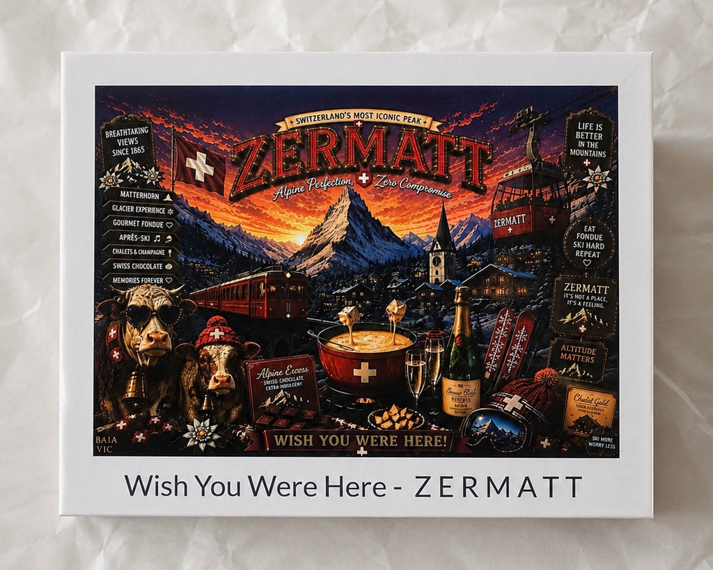 BAIA VIC Zermatt puzzle box, 100 pieces
