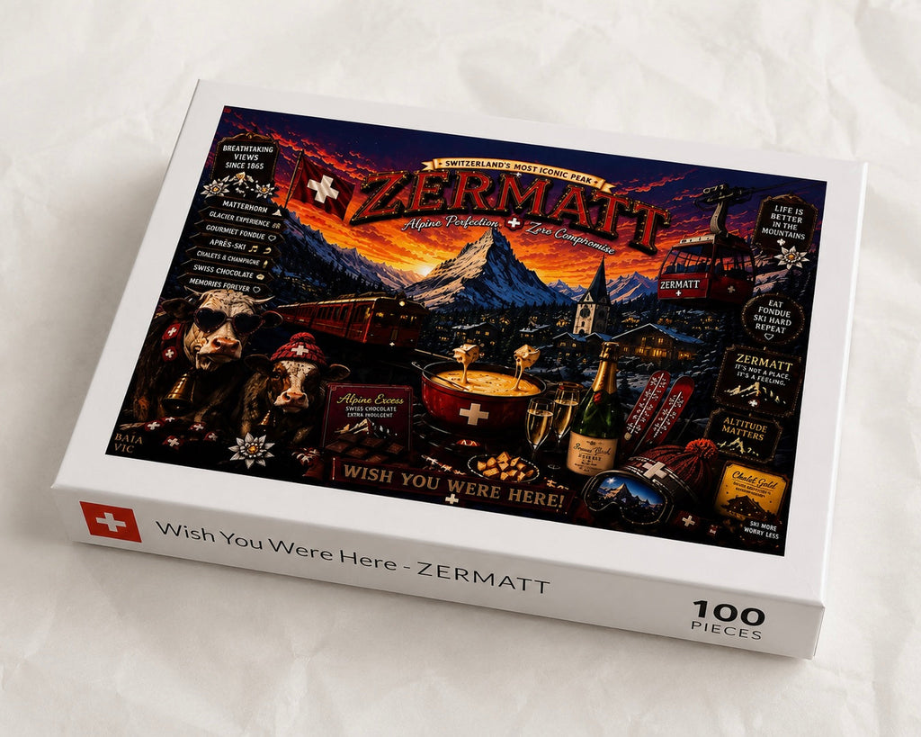 BAIA VIC Zermatt puzzle box, 100 pieces
