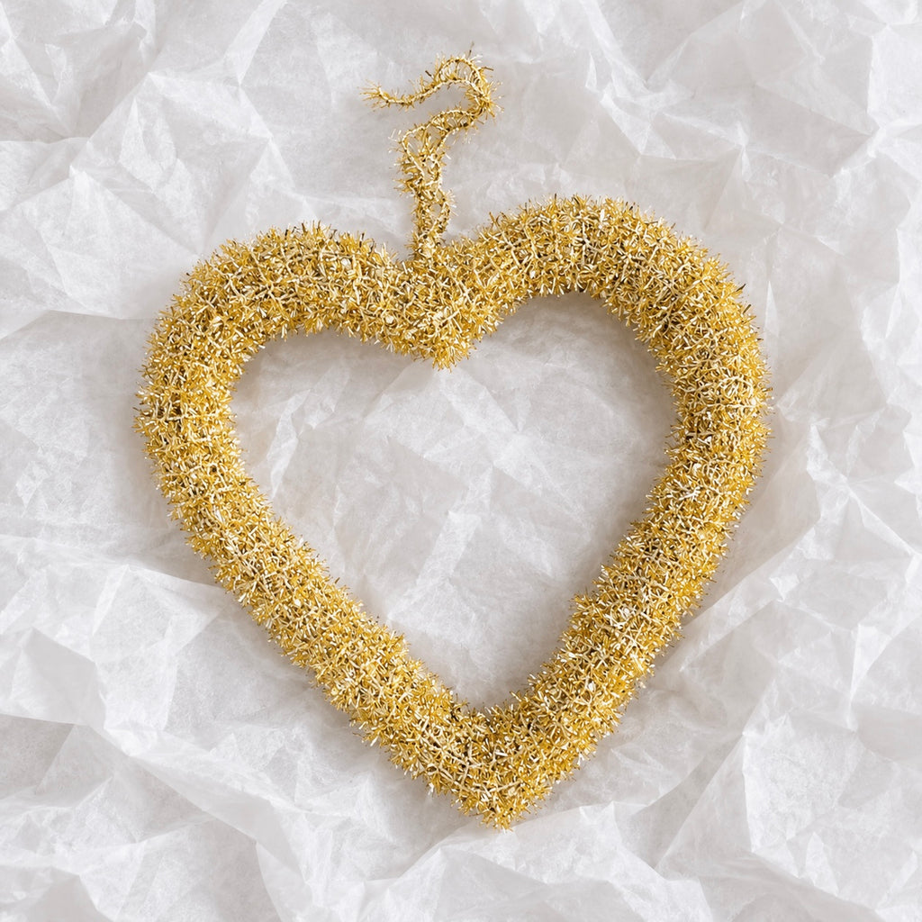 Golden Christmas Heart