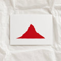 Matterhorn Postcard — Red