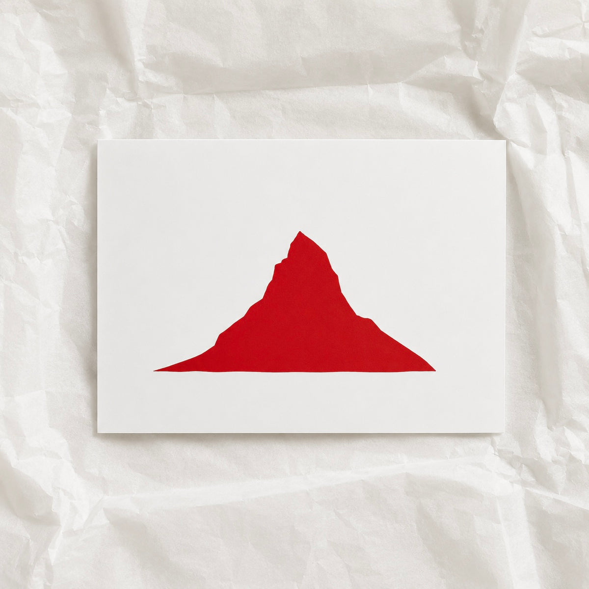 Matterhorn Postcard — Red